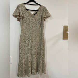 Elegant Lace Dress in Cream